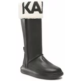 Karl Lagerfeld Zimski škornji KL44580 Black Lthr