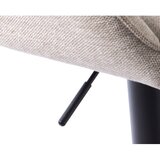 Unique Furniture Bež barska stolica podesive visine Nolan – | shoptok.hr