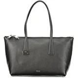 Olivia M ženska kožna shopper torba 43x23x14 cm crna