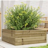 Maison Chic Vrtno cvetlično korito - Cvetlični Lonec 60x60x23 cm impregnirana borovina, (21788752) | Shoptok.si