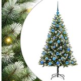  Umjetno Božićno drvce s pokrivačem snijega 150 LED lampica | shoptok.hr