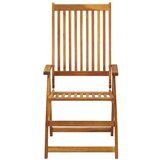  Vrtni stoli 2 kosa z blazinami trden akacijev les | Shoptok.si