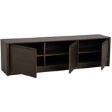 Rowico Komoda u dekoru hrasta u tamnoj prirodnoj boji 180x50x40 cm Melstone – | shoptok.hr