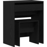 Kozmetički Stol Crni hrast 60 x 40 x 75 cm Konstruirano drvo | shoptok.hr