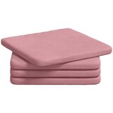  Jastučići za sjedenje 4 pcs Ružičasta 40 x 40 x 3 cm Baršun | Eponuda.com