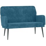 vidaXL Klop modra 108x79x79 cm žamet | Shoptok.si