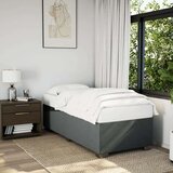vidaXL Posteljni okvir temno siv 90x190 cm blago | Shoptok.si