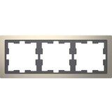 Merten okvir 3f.nickelmet D-Life kovinski MEG4030-6550, (21225057) | Shoptok.si