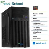 PCPLUS School Ryzen 5 8600G 16GB 1TB Windows 11 PRO EDU (samo za izobraževalne ustanove) namizni računalnik | Shoptok.si