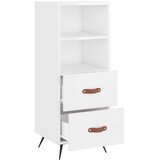  Komoda sjajna bijela 34,5 x 34 x 90 cm od konstruiranog drva | shoptok.hr