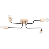 Nice Lamps Črna/v naravni barvi stropna svetilka 58x75 cm Dazzle – | Shoptok.si