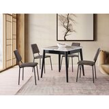 Hanah home Totem - 3042 WhiteMarble Extendable Dining Table | ePonuda.com