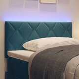  LED glava kreveta Tamno plava 90 cm Baršun | shoptok.hr