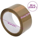  Pakirni trak 12 kosov rjav 48 mm x 66 m, (22136830) | Shoptok.si