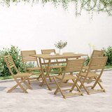  7-dijelni vrtni blagovaonski set od masivnog bagremovog drva | shoptok.hr