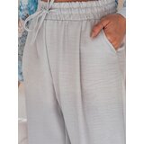 DStreet Spodnie damskie wide leg MILLIVIO szare | Shoptok.si
