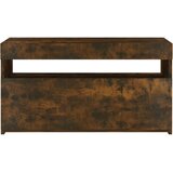 TV ormarić s LED svjetlima boja dimljenog hrasta 75x35x40 cm | shoptok.hr