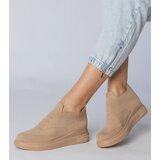 Gemre Merinsa slip-on sock sneakers in brown | shoptok.hr