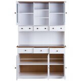 MID.YOU Kredenca Westerland, Masiven Bor, Bela | Shoptok.si