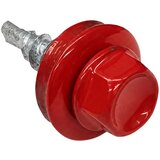 Master Vijak za krovni panel PVC s podloškom vodootporni crveni Cijene