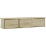 Maison Chic Stenska polica - Viseča Polica s predali sonoma hrast 88x26x18,5 cm, (21793913) Cene