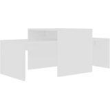  Set stolića za kavu bijeli 100 x 48 x 40 cm konstruirano drvo | shoptok.hr