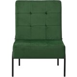 The Living Store Stol za sproščanje 65x79x87 cm temno zelen žamet - Stol Za Sproščanje, (21419707) | Shoptok.si