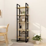 Ormarić za knjige s 5 razina 60 x 30 x 175 cm od borovine | shoptok.hr