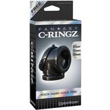Pipedream Fantasy Rock Hard - obroček za penis in obroček za penis (črn) Cene