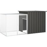 vidaXL Koko&scaron;njak antracit 200x91x100 cm pocinkano jeklo cene