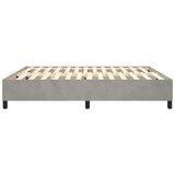  Za krevet svjetlosivi 200 x 200 cm baršunasti | shoptok.hr