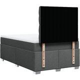  Krevet box spring s madracem tamnosivi 120 x 190 cm tkanina | shoptok.hr