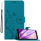 Cadorabo Honor 7X v klasična rožnata zlata - ovitek v cvetličnem dizajnu z magnetnim zapiranjem, stoječo funkcijo in režami za kartice, (20563994) | Shoptok.si