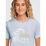 O'neill Majica 'Circle Surfer' svetlo modra / zlato-rumena / bela | Shoptok.si