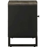 TV ormarić crni 80x33x46 cm od masivnog drva manga | shoptok.hr