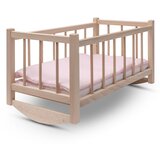 Baby Mix Drvena kolijevka za lutke s krevetninom | shoptok.hr