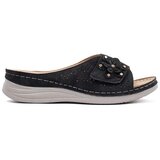 Shelvt Black women's flip-flops with a thick sole | shoptok.hr