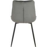 MID.YOU STOL, les, kovina, tekstil siva | Shoptok.si