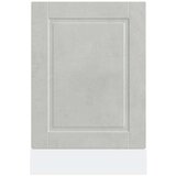 vidaXL Plošča za pomivalni stroj "Porto" betonsko siv 45x1,5x67 cm | Shoptok.si