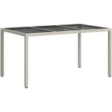  Stol za vrt Bijelo 150 x 90 x 75 cm poliratan | shoptok.hr
