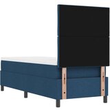 vidaXL krevet s plamenikom s madracem plavi 80x200 cm tkanina | shoptok.hr