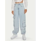 Hugo Jeans hlače Gaio_B 50513742 Modra Loose Fit