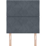  Uzglavlje Tamno siva 80 cm Baršun | shoptok.hr