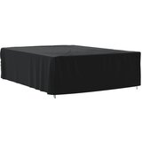 vidaXL Pokrivalo za vrtno pohištvo črno 350x260x90 cm 420D oxford | Shoptok.si