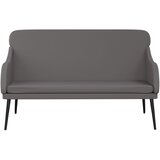  Klupa siva 110 x 76 x 80 cm od umjetne kože | shoptok.hr