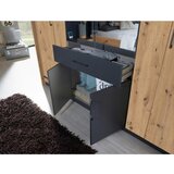 Rauch Möbel omara s klasičnimi vrati, temno siva, hrast artisan | Shoptok.si