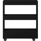  Uska kolica za pohranu Crni hrast 60 x 18 x 70 cm | Eponuda.com