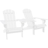  Stola Adirondack s čajno mizico trden les jelke bela Cene