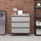  Komoda siva sonoma 60x35x69 cm konstruiran les, (20654184) Cene