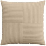  Presvlaka za jastuk 2 pcs ALMELO Sivosmeđa 60 x 60 cm Kord | shoptok.hr